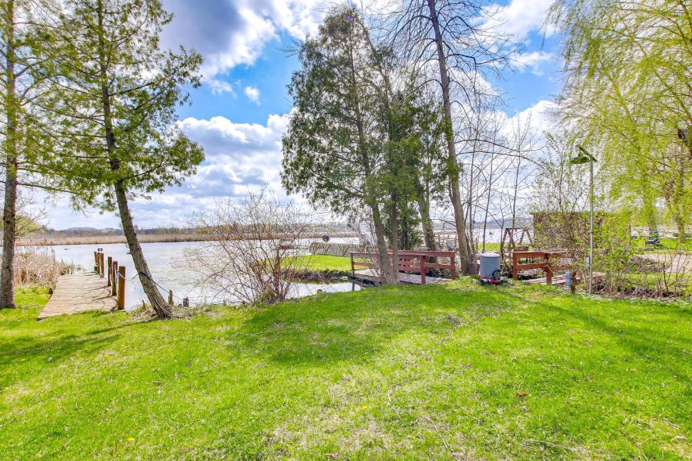 Lakefront Campbellsport Retreat with Dock and Yard!